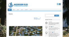 Desktop Screenshot of mcgregorisles.com