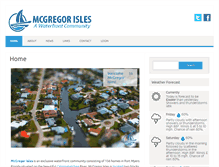 Tablet Screenshot of mcgregorisles.com